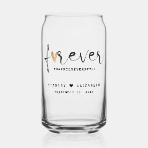 Rustikale Botanische Grün- und Goldfolienhochzeit Dosenglas