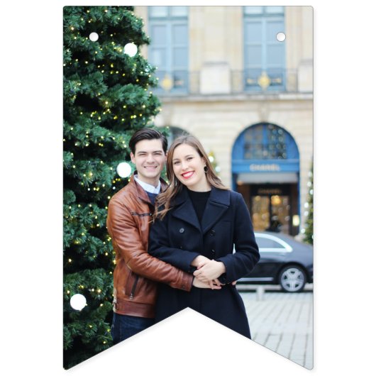 Rustikale botanische Hochzeit im Herbst Wimpelkette (Zweite Fahne)