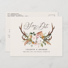 Rustikale Botanische Jungzeit elegantes Weißengrün