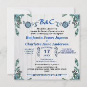 Rustikale Botanische Monographie Einladung (Vorderseite)