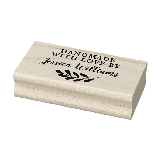 Rustikale botanische Personalisierte Handarbeit mi Gummistempel (Stempel)