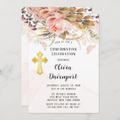 Rustikale Botanische Schmetterlingsbestätigung Einladung (Vorne/Hinten)