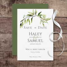Rustikale Botanische Vegetation Bough Wedding
