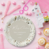 Rustikale botanische Wildblume Pappteller (Party)