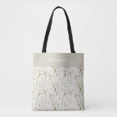 Rustikale botanische Wildblume Tasche (Vorderseite)