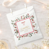 Rustikale Botanische Winter-Kinderdusche Geschenktütchen (Ausgeschnitten)