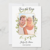 Rustikale Branchengärten Einladung zur Hochzeit (Vorderseite)