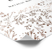 Rustikale Branches - Karten und Geschenke für Hoch Poster (Ecke)