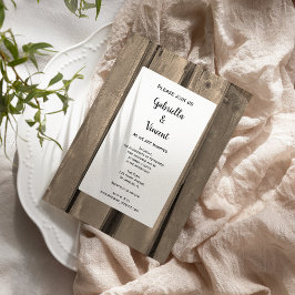 Rustikale Brauerei Einladung