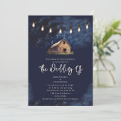 Rustikale Brauerei Einladung (Stehend Vorderseite)