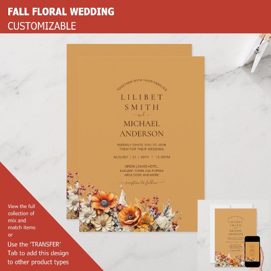 Rustikale Brauerei | Herbst Burnt Orange Einladung