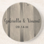 Rustikale Brauerei Sandstein Untersetzer (Vorne)