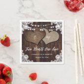 Rustikale Brauerei Serviette (Beispiel)