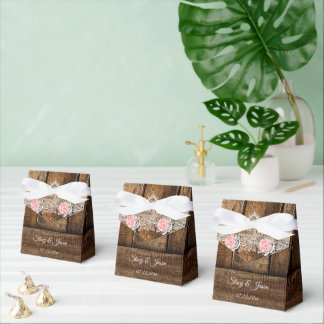 Rustikale Brauerei und Hochzeit Geschenkschachtel