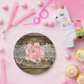 Rustikale Brauerei und Hochzeit Pappteller (Party)