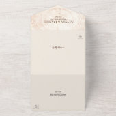 Rustikale Brauereiringe aus Hochholz All In One Einladung (Außenbereich)