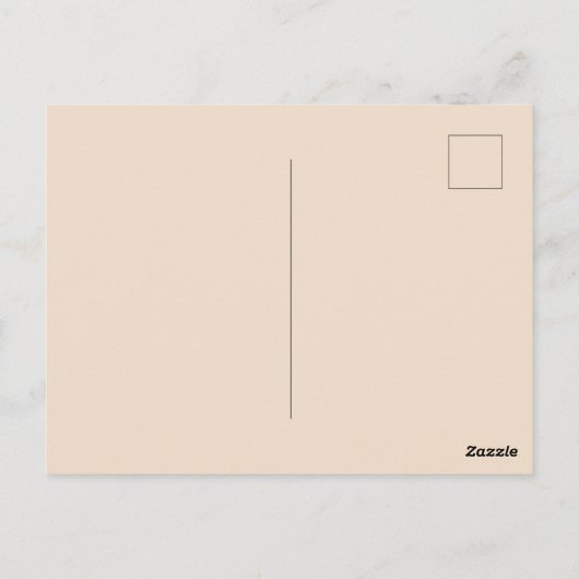 Rustikale Braunbaumzweige Postkarte (Rückseite)