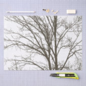 Rustikale Braunbaumzweige Seidenpapier (Handwerk)