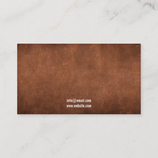 Rustikale Braune Farm Pferde Fotos Reittiere Visitenkarte (Rückseite)