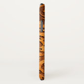 Rustikale braune Imitate Wirbel aus Holz Case-Mate iPhone Hülle (Hinten/Rechts)