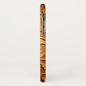 Rustikale braune Imitate Wirbel aus Holz Case-Mate iPhone Hülle (Hinten/Links)