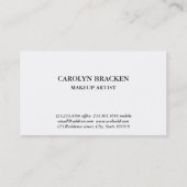 Rustikale braune Kraft Papier Imitate Gold Fohlen Visitenkarte (Rückseite)