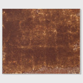 Rustikale braune Textur Land Vintage Grunge Geschenkpapier (Flach)