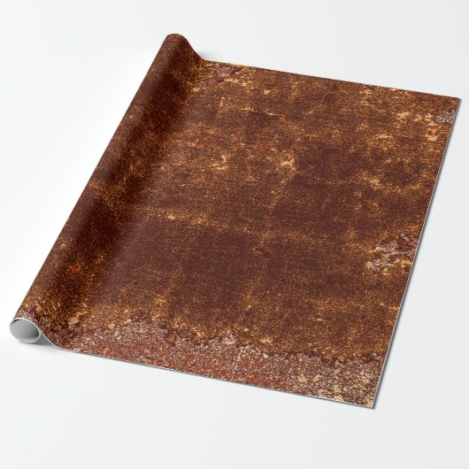 Rustikale braune Textur Land Vintage Grunge Geschenkpapier (Ungerollt)