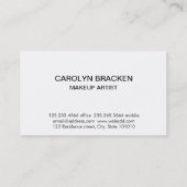 Rustikale braunes PackpapierStarfish Browns Visitenkarte (Rückseite)