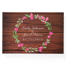 Rustikale Braunwald Pink Floral Country Wedding