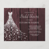 Rustikale Brautdusche (Vorderseite)