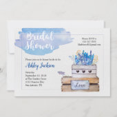 Rustikale Brautdusche Einladung (Vorderseite)