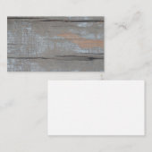 rustikale Bretter Visitenkarte (Vorne/Hinten)