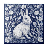 Rustikale Briar-Kaninchen-Keramik Fliese (Vorderseite)