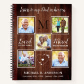 Rustikale Briefe an den Himmel Vater Gewohnt 5 Fot Notizblock (Vorderseite)