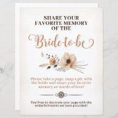 Rustikale Brille zum Memory Game Sign (Vorne/Hinten)