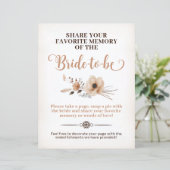 Rustikale Brille zum Memory Game Sign (Stehend Vorderseite)