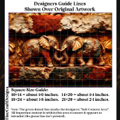 Rustikale Bronze & Gold Elefanten EK1L Decoupage Seidenpapier