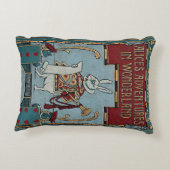 Rustikale Buchdecke Kissen Alice im Wunderland (Rückseite)