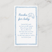 Rustikale Bücher für Baby-Bun im Oven-Kinderdusche Begleitkarte (Vorderseite)