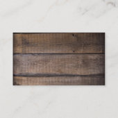 Rustikale Buchungsanfrage Kinderdusche Einladungsk Begleitkarte (Rückseite)