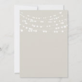 Rustikale Burgunder Blumenstrauß Hochzeit Einladung (Rückseite)