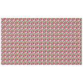 Rustikale burgundische Grünpflanzen Rose Tischdecke (Vorderseite (Horizontal))