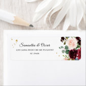 Rustikale Burgundy Navy Blue & Red Beauty Blume (Insitu)