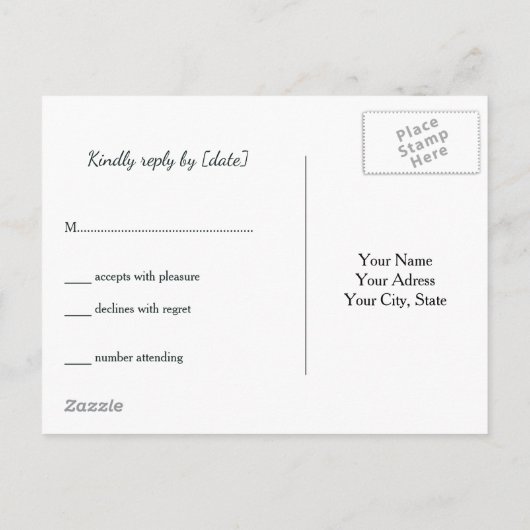 Rustikale Burlap Lace & Wood UAWG Einladungspostkarte (Rückseite)