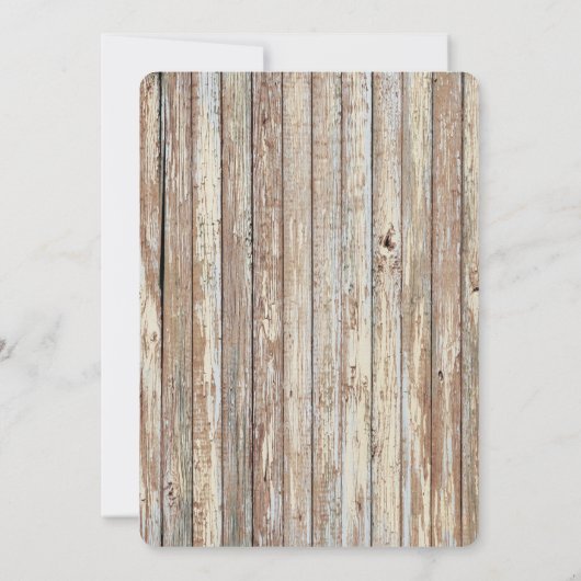 Rustikale Burlap lila Hydrangea Hochzeit lädt ph1 Einladung (Rückseite)