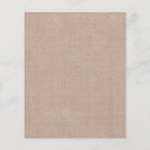 Rustikale Burlap-String-Lichter Hochzeit speichern (Rückseite)