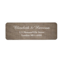 Rustikale Burlap Wedding