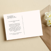 Rustikale Burnt Orange Boho Botanicals Hochzeit im Postkarte