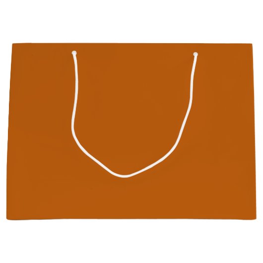Rustikale Burnt Orange große Geschenktasche Geschenktüte (Vorderseite)